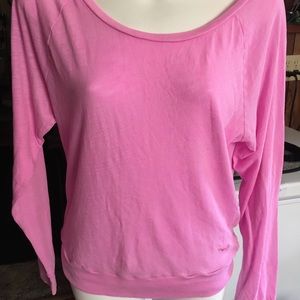 PINK long sleeve shirt.